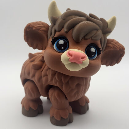 Blue-Eyed Highland Cow